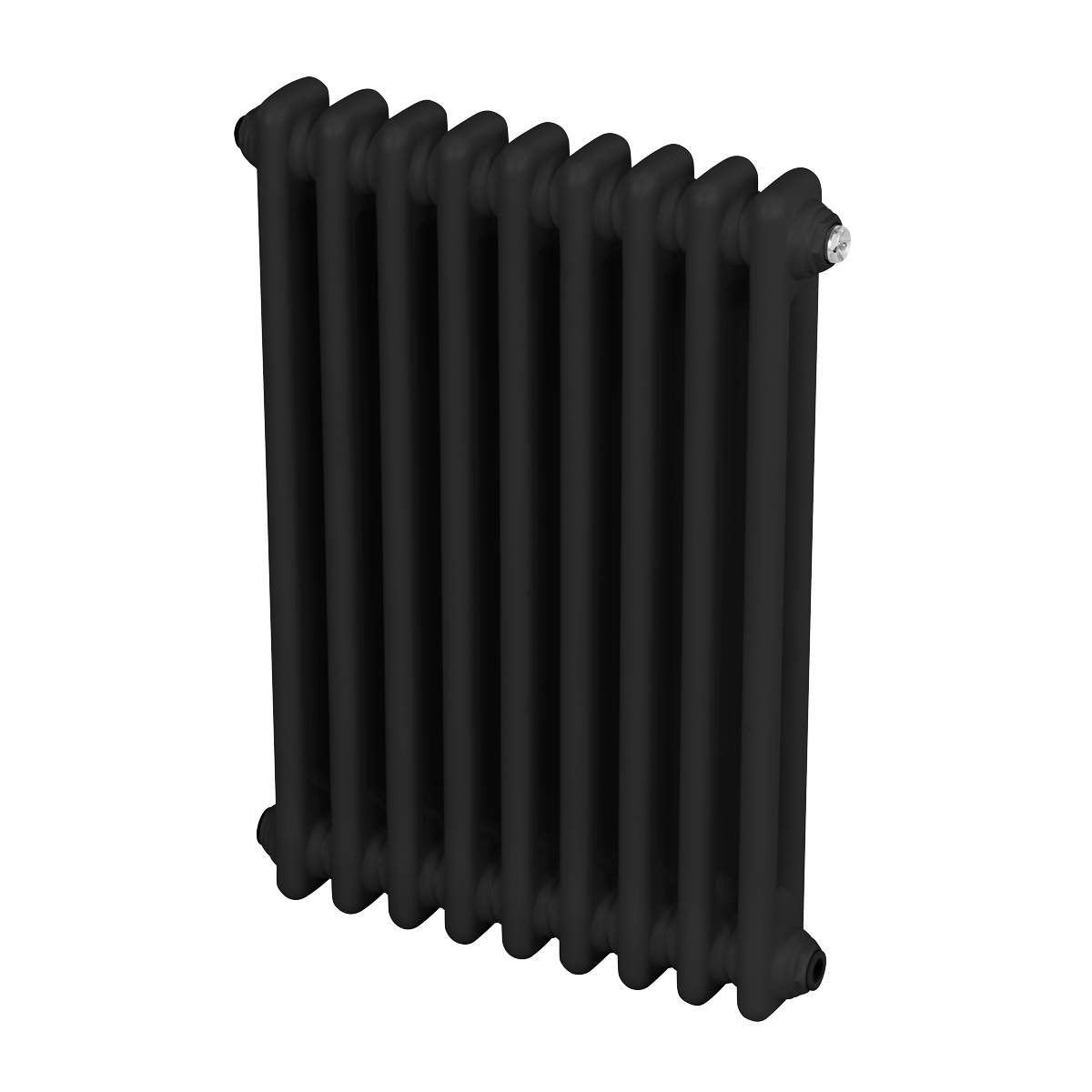 Baridi DH361 Horizontal Traditional 2 Column Radiator 600 x 427mm - Black - additional view 10