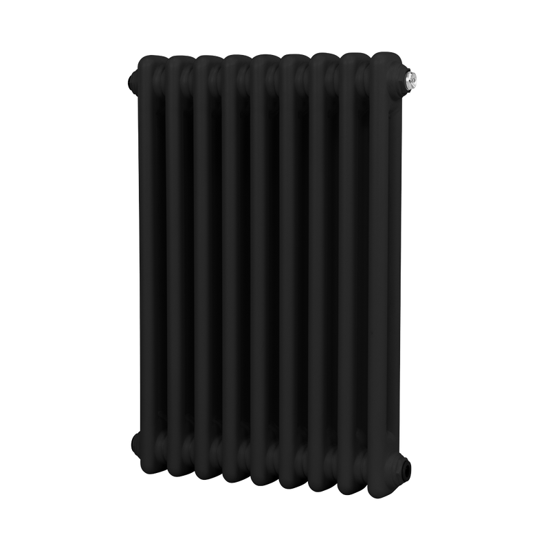 Baridi DH361 Horizontal Traditional 2 Column Radiator 600 x 427mm - Black - additional view 3