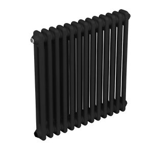 Baridi DH362 Horizontal Traditional 2 Column Radiator 600 x 607mm - Black - additional view 8