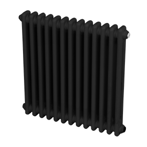 Baridi DH362 Horizontal Traditional 2 Column Radiator 600 x 607mm - Black - additional view 9