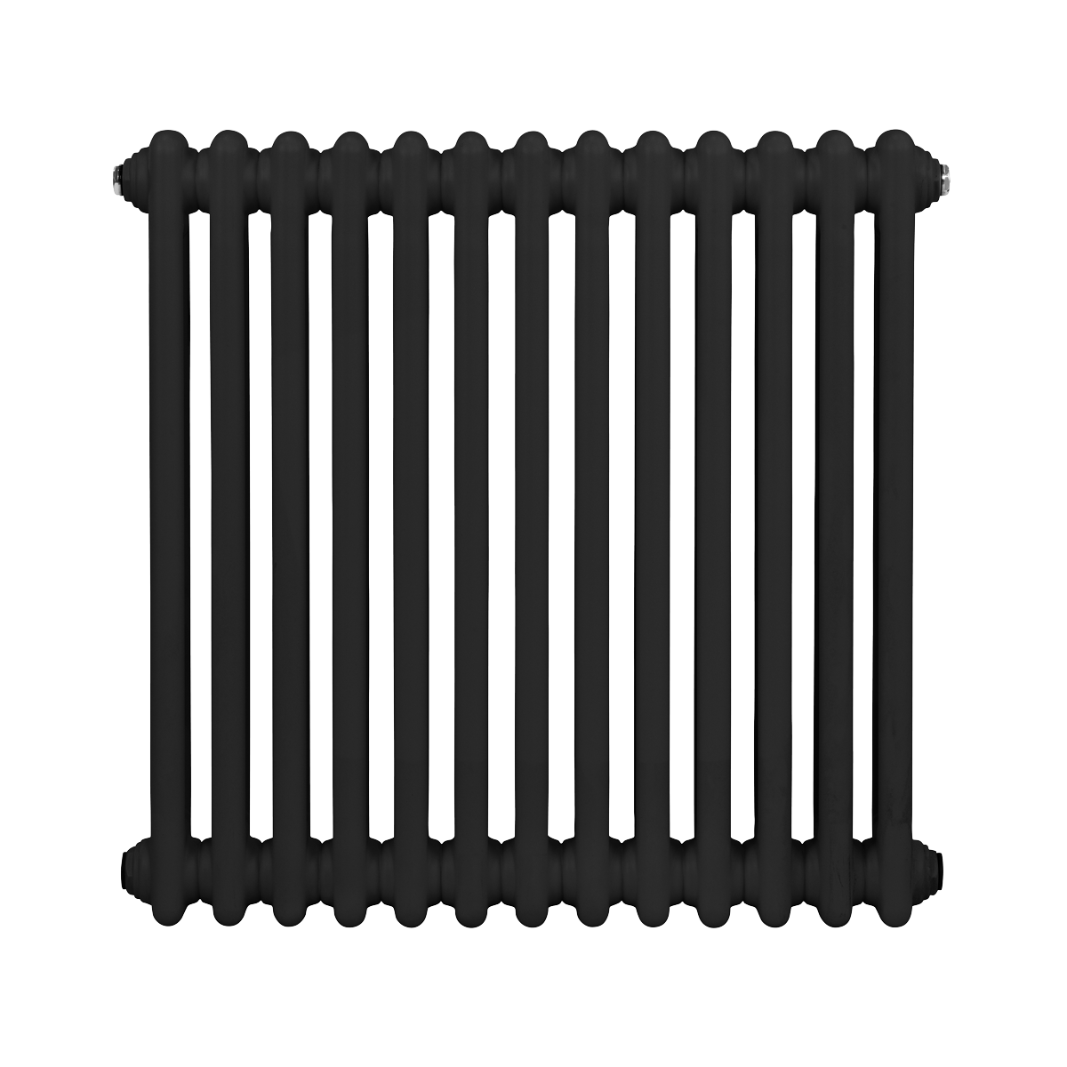 Baridi DH362 Horizontal Traditional 2 Column Radiator 600 x 607mm - Black - additional view 11