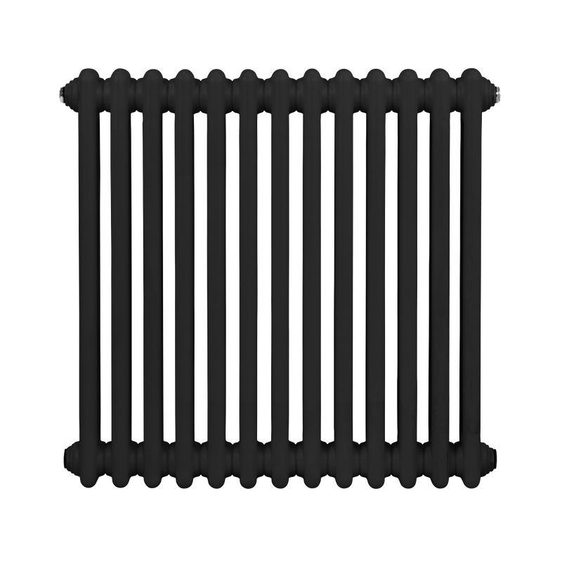 Baridi DH362 Horizontal Traditional 2 Column Radiator 600 x 607mm - Black - additional view 11