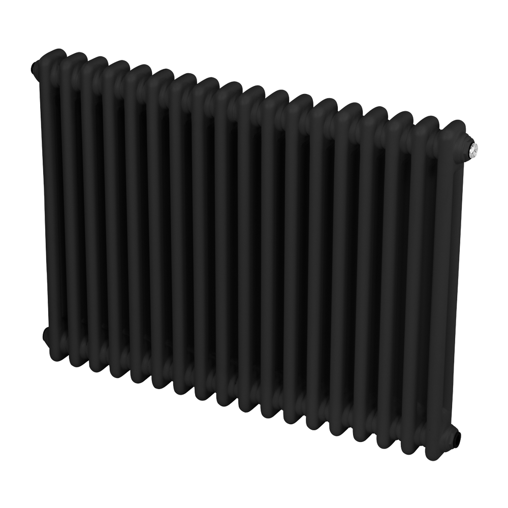 Baridi DH363 Horizontal Traditional 2 Column Radiator 600 x 832mm - Black - additional view 10