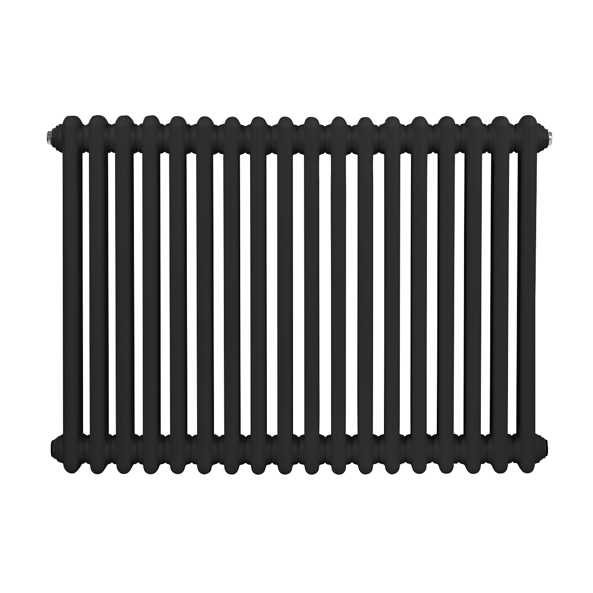 Baridi DH363 Horizontal Traditional 2 Column Radiator 600 x 832mm - Black - additional view 8