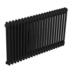 Baridi DH364 Horizontal Traditional 2 Column Radiator 600 x 1012mm - Black - additional view 9