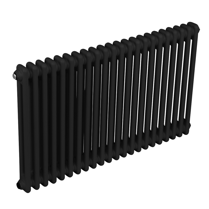 Baridi DH364 Horizontal Traditional 2 Column Radiator 600 x 1012mm - Black - additional view 9