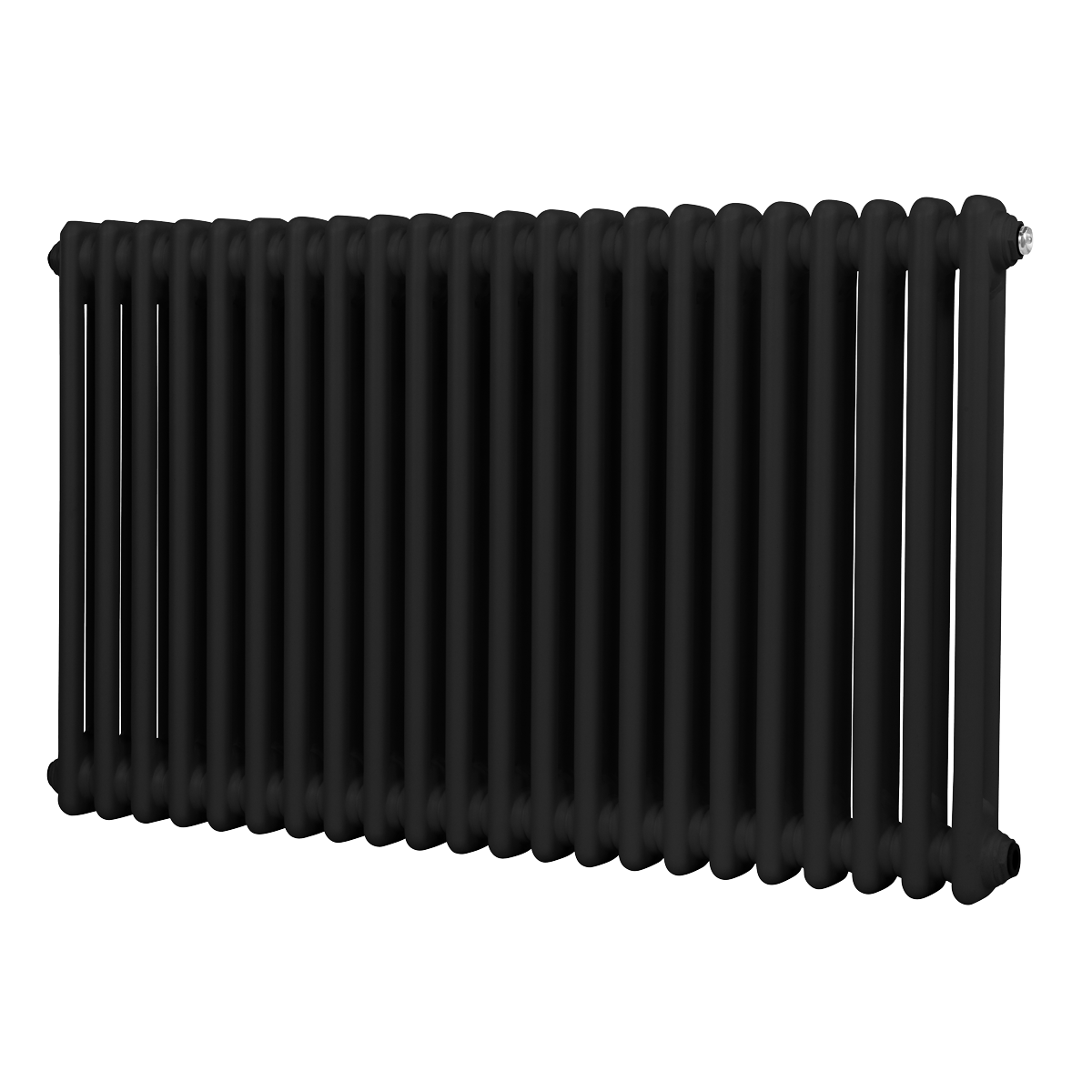 Baridi DH364 Horizontal Traditional 2 Column Radiator 600 x 1012mm - Black - additional view 6