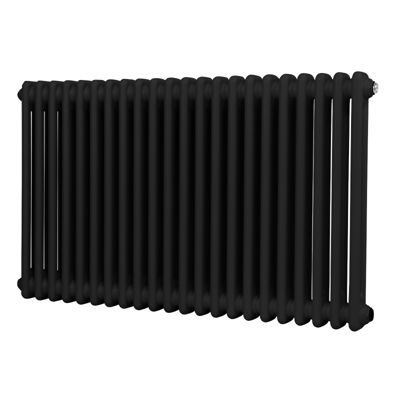 Baridi DH364 Horizontal Traditional 2 Column Radiator 600 x 1012mm - Black - additional view 6