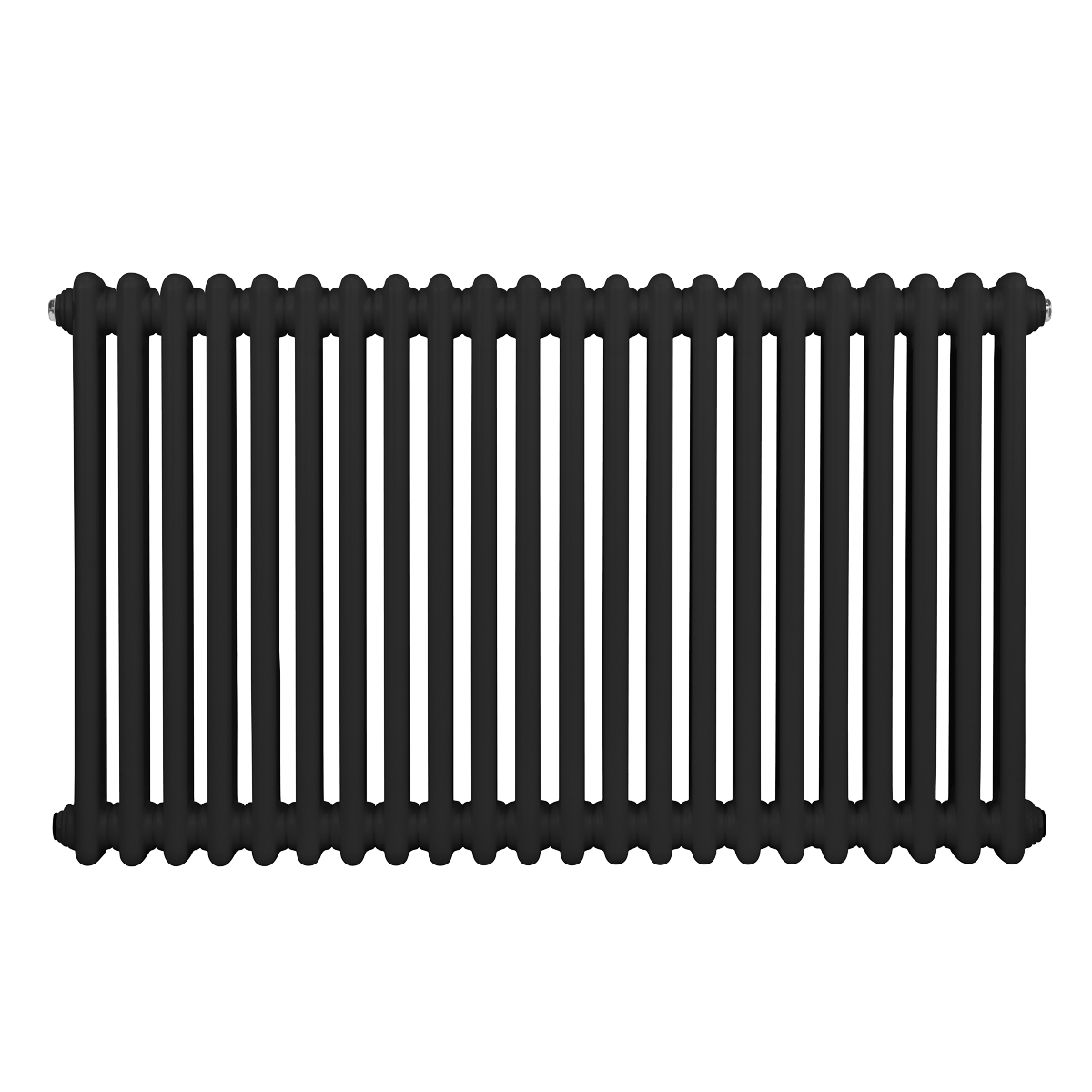 Baridi DH364 Horizontal Traditional 2 Column Radiator 600 x 1012mm - Black - additional view 7
