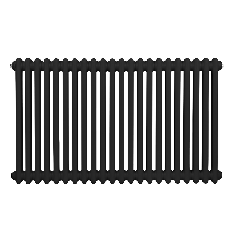 Baridi DH364 Horizontal Traditional 2 Column Radiator 600 x 1012mm - Black - additional view 7
