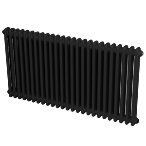 Baridi DH365 Horizontal Traditional 2 Column Radiator 600 x 1147mm - Black - additional view 10