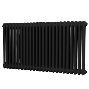 Baridi DH365 Horizontal Traditional 2 Column Radiator 600 x 1147mm - Black - additional view 6