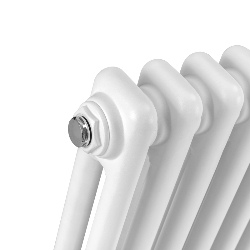 Baridi DH366 Horizontal Traditional 2 Column Radiator 600 x 427mm - White - additional view 3