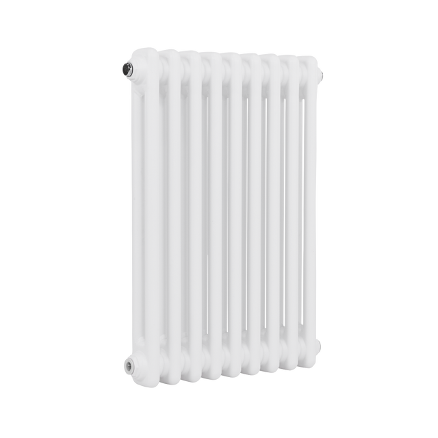 Baridi DH366 Horizontal Traditional 2 Column Radiator 600 x 427mm - White