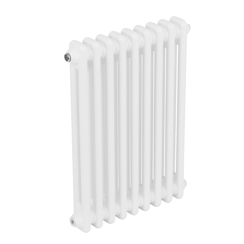 Baridi DH366 Horizontal Traditional 2 Column Radiator 600 x 427mm - White - additional view 6