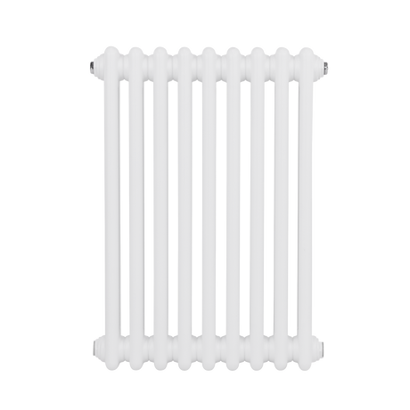 Baridi DH366 Horizontal Traditional 2 Column Radiator 600 x 427mm - White - additional view 2