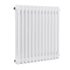 Baridi DH367 Horizontal Traditional 2 Column Radiator 600 x 607mm - White