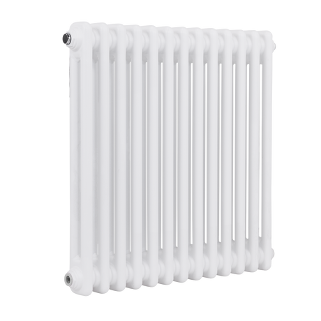 Baridi DH367 Horizontal Traditional 2 Column Radiator 600 x 607mm - White