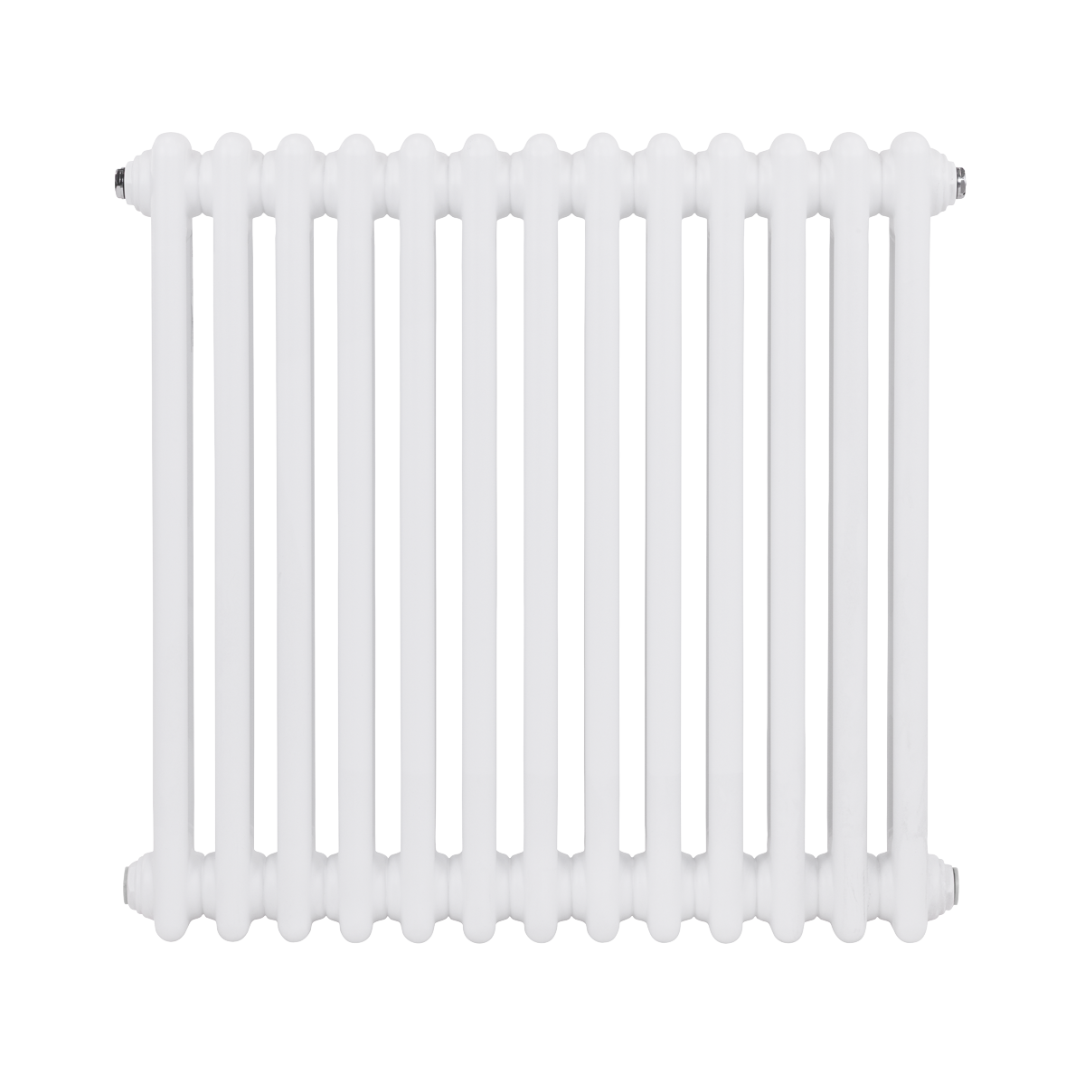Baridi DH367 Horizontal Traditional 2 Column Radiator 600 x 607mm - White - additional view 4