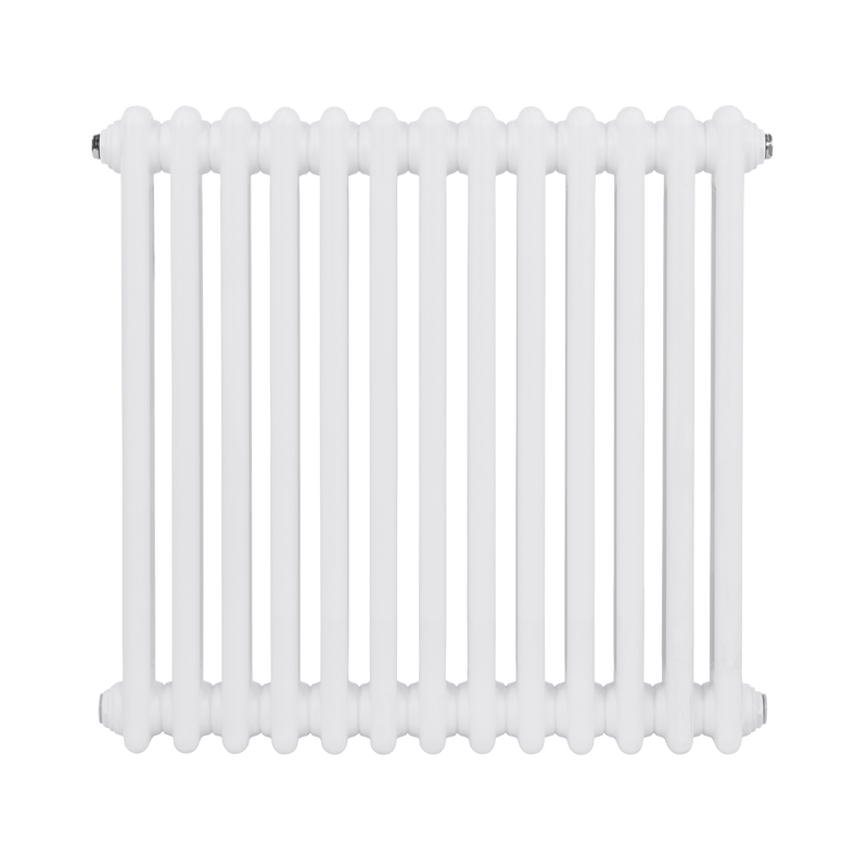 Baridi DH367 Horizontal Traditional 2 Column Radiator 600 x 607mm - White - additional view 4
