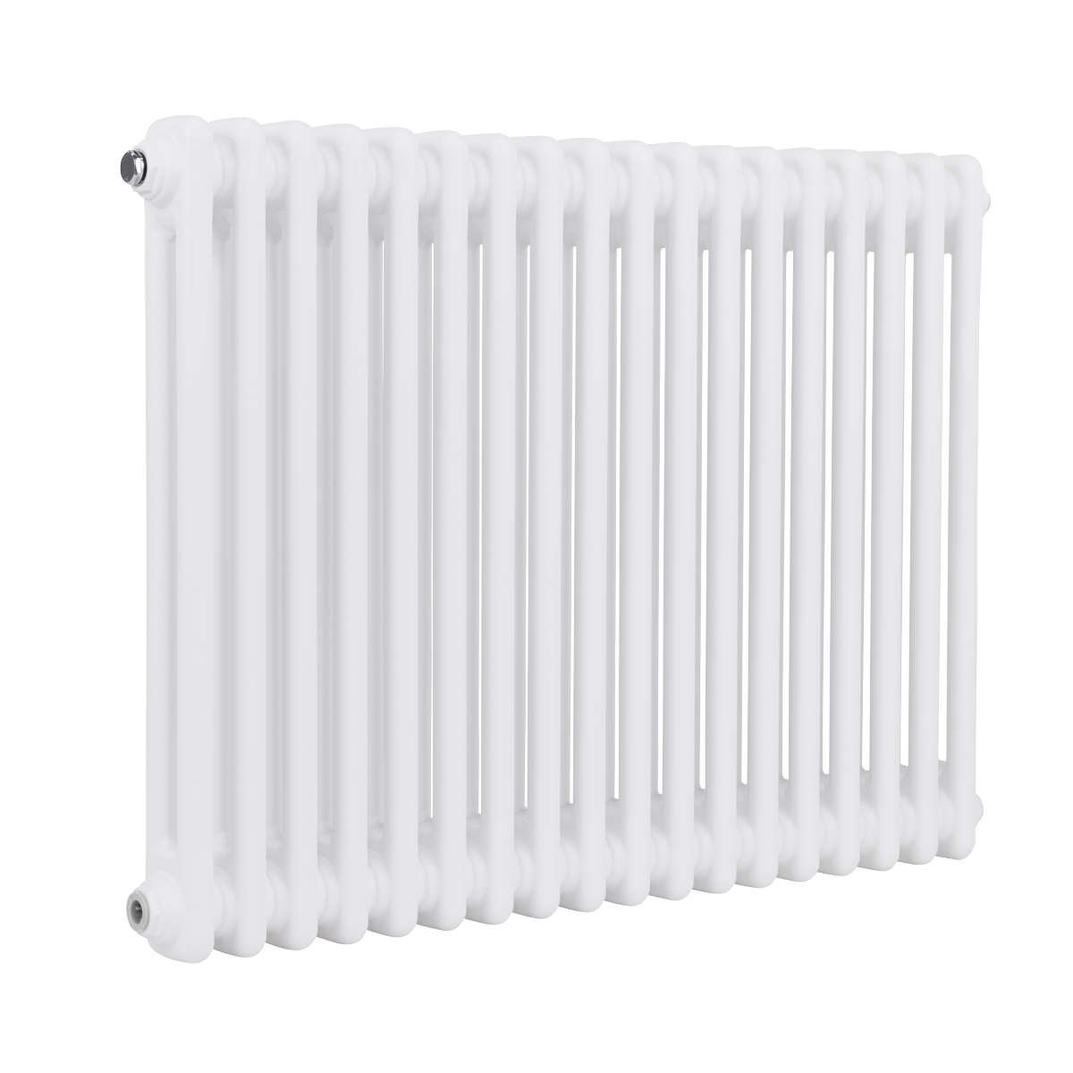 Baridi DH368 Horizontal Traditional 2 Column Radiator 600 x 832mm - White
