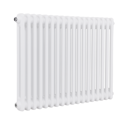 Baridi DH368 Horizontal Traditional 2 Column Radiator 600 x 832mm - White