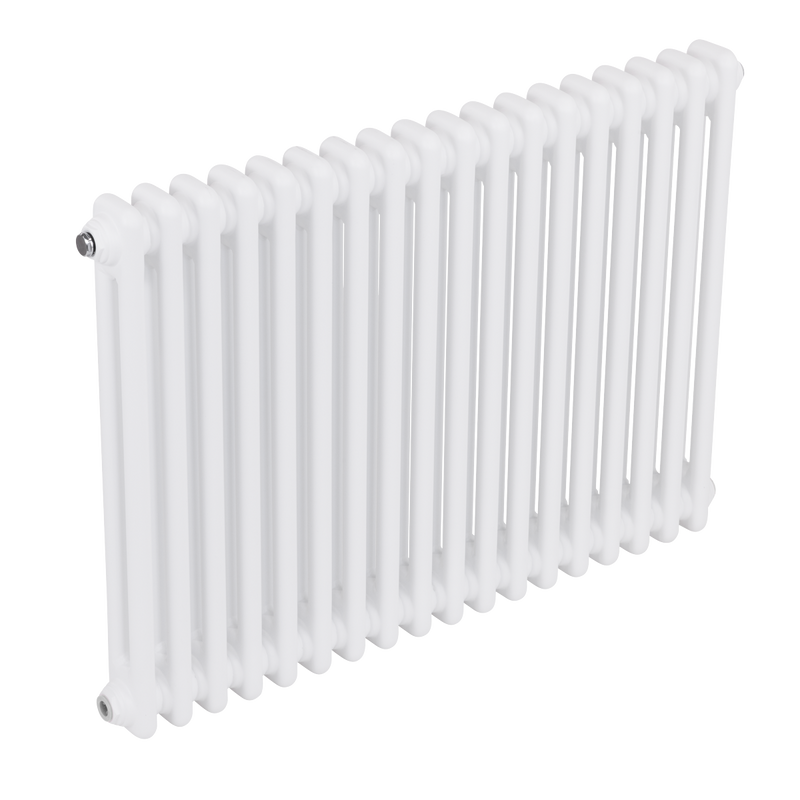Baridi DH368 Horizontal Traditional 2 Column Radiator 600 x 832mm - White - additional view 5