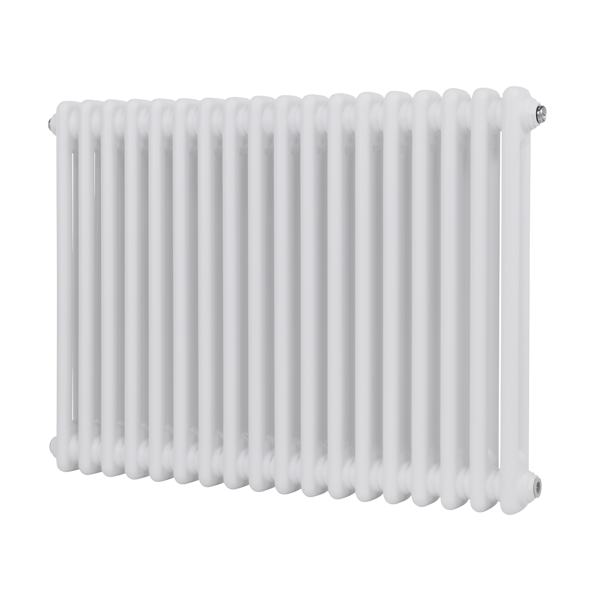 Baridi DH368 Horizontal Traditional 2 Column Radiator 600 x 832mm - White - additional view 3