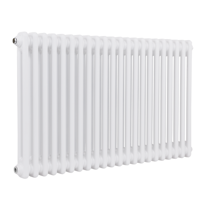 Baridi DH369 Horizontal Traditional 2 Column Radiator 600 x 1012mm - White