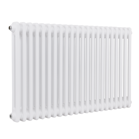 Baridi DH369 Horizontal Traditional 2 Column Radiator 600 x 1012mm - White
