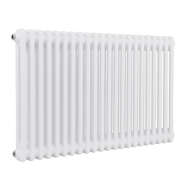 Baridi DH369 Horizontal Traditional 2 Column Radiator 600 x 1012mm - White