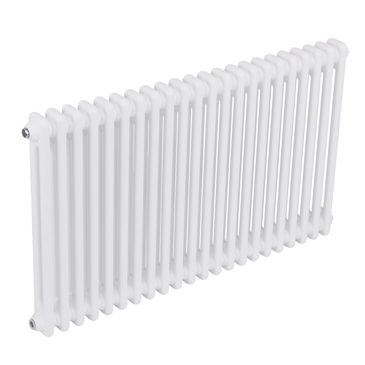 Baridi DH369 Horizontal Traditional 2 Column Radiator 600 x 1012mm - White - additional view 9