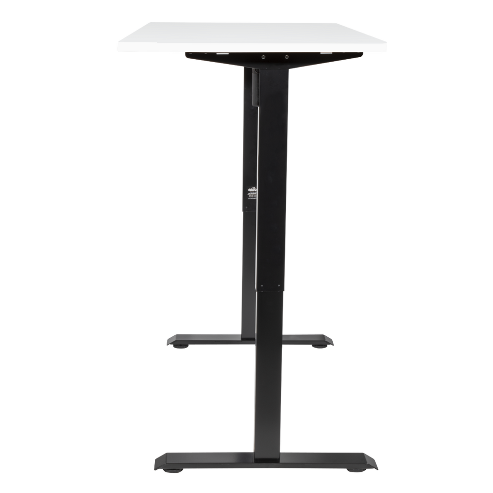 Dellonda DH36 Single Motor Ultra-Quiet Adjustable-Height Electric Sit/Stand Desk - White Desktop - additional view 3