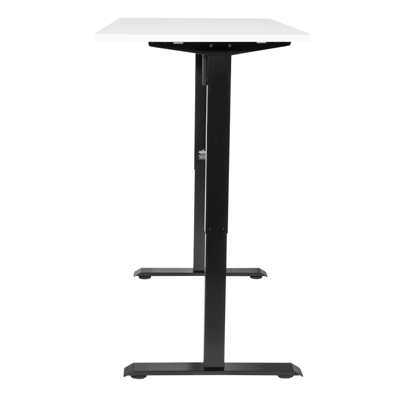 Dellonda DH36 Single Motor Ultra-Quiet Adjustable-Height Electric Sit/Stand Desk - White Desktop - additional view 3