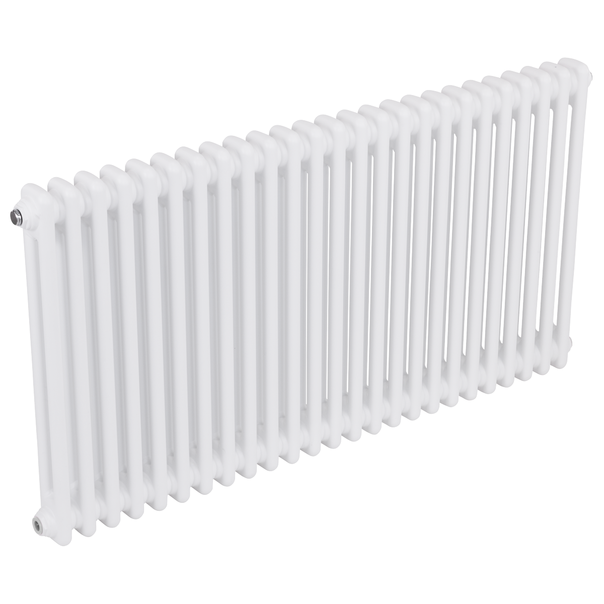 Baridi DH370 Horizontal Traditional 2 Column Radiator 600 x 1147mm - White - additional view 9