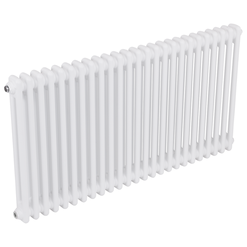 Baridi DH370 Horizontal Traditional 2 Column Radiator 600 x 1147mm - White - additional view 9