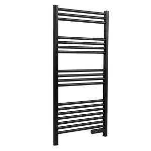Baridi DH371 Electric Heated Towel Rail 1085 x 535mm with LED Display - Black
