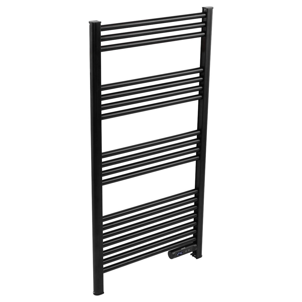 Baridi DH371 Electric Heated Towel Rail 1085 x 535mm with LED Display - Black - additional view 2