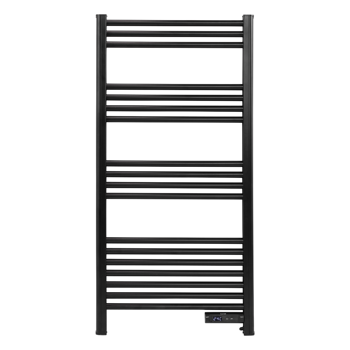 Baridi DH371 Electric Heated Towel Rail 1085 x 535mm with LED Display - Black - additional view 6