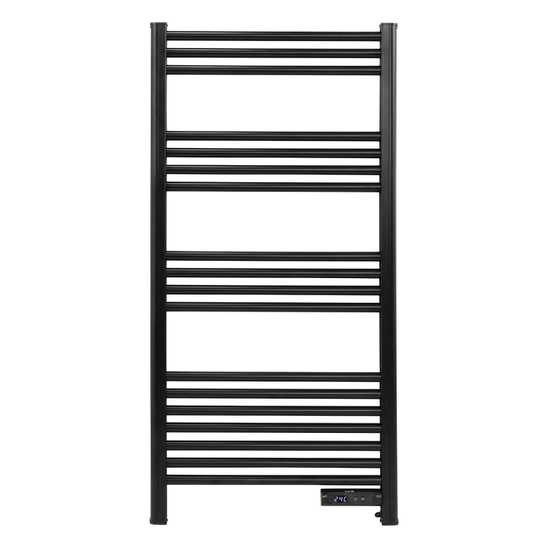 Baridi DH371 Electric Heated Towel Rail 1085 x 535mm with LED Display - Black - additional view 6