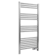 Baridi DH372 Electric Heated Towel Rail 1085 x 535mm with LED Display - Silver