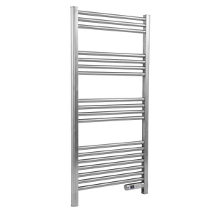 Baridi DH372 Electric Heated Towel Rail 1085 x 535mm with LED Display - Silver