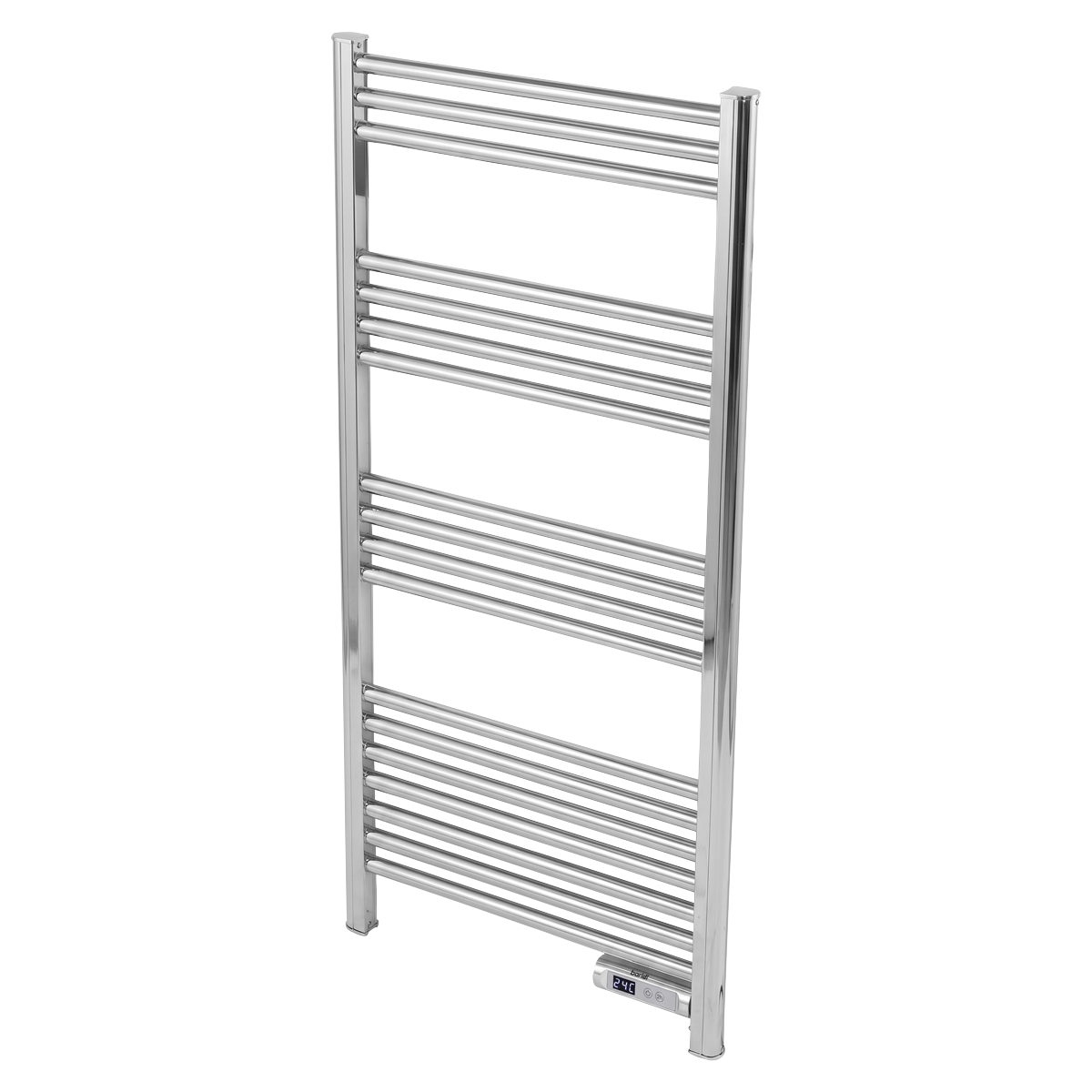 Baridi DH372 Electric Heated Towel Rail 1085 x 535mm with LED Display - Silver - additional view 8