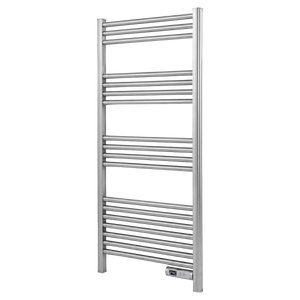 Baridi DH372 Electric Heated Towel Rail 1085 x 535mm with LED Display - Silver - additional view 9