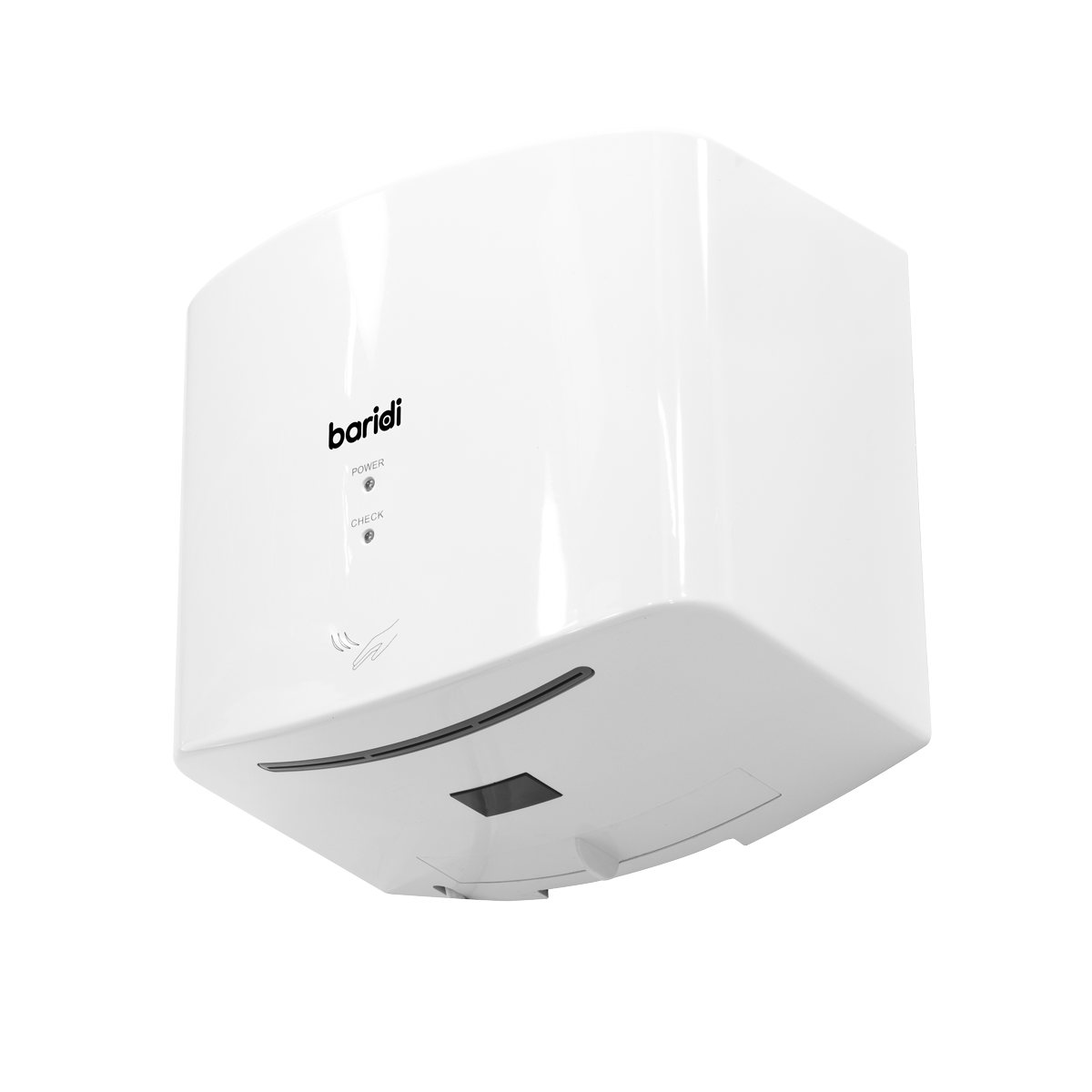 Baridi DH378 High Speed Hand Dryer with Auto Sensor 1400-1650W - White - additional view 9