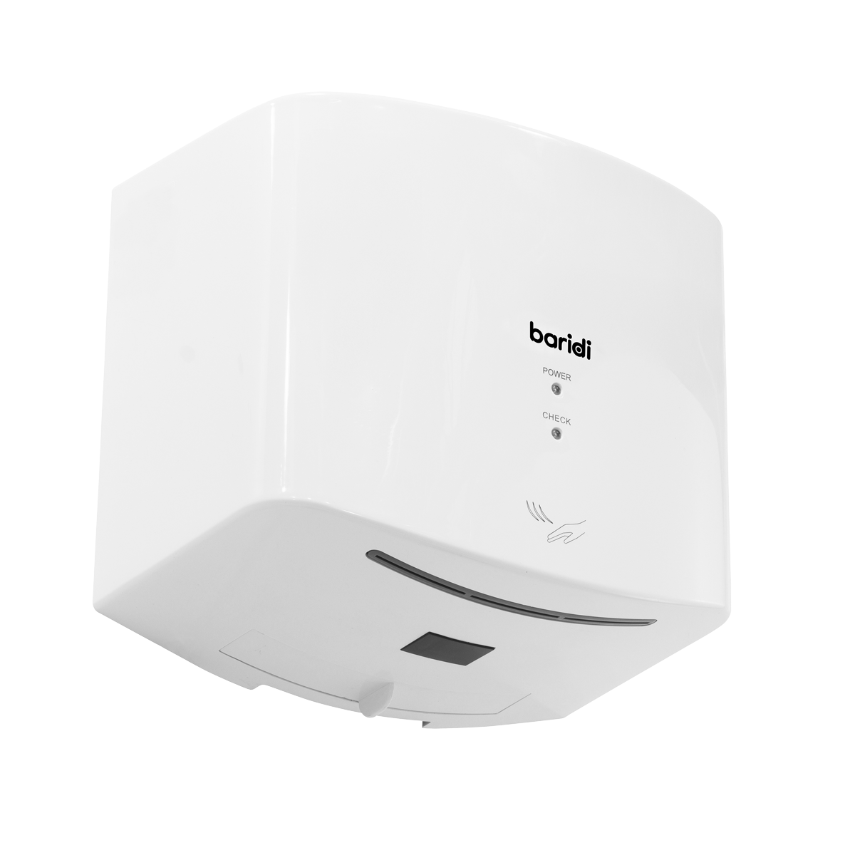 Baridi DH378 High Speed Hand Dryer with Auto Sensor 1400-1650W - White - additional view 11