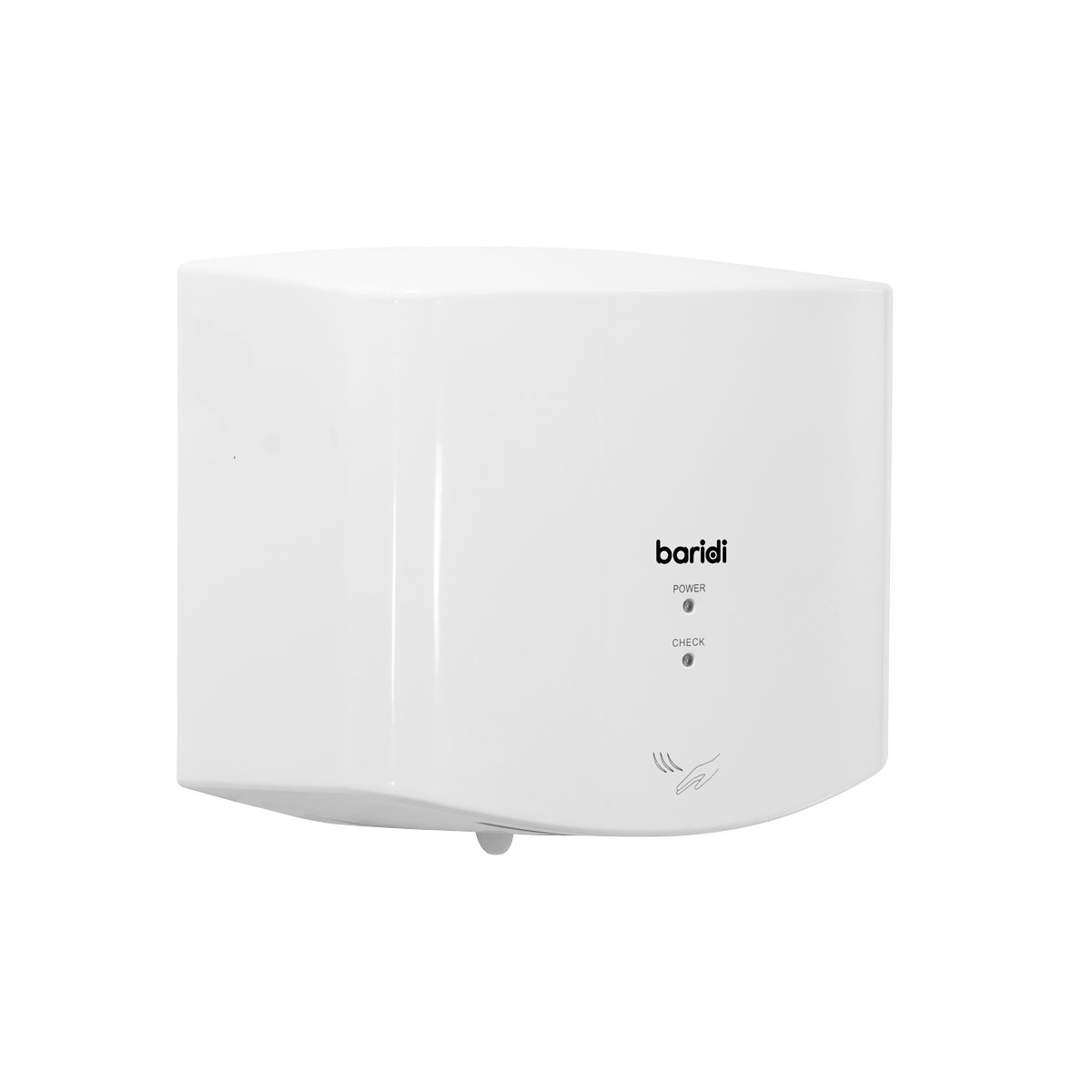 Baridi DH378 High Speed Hand Dryer with Auto Sensor 1400-1650W - White - additional view 12
