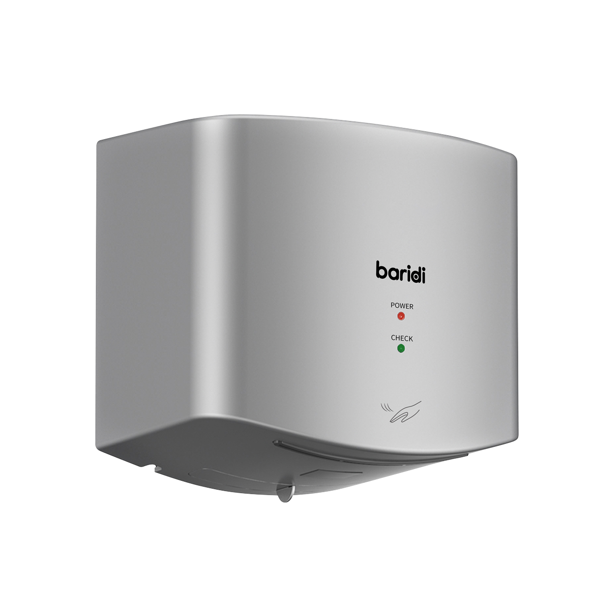 Baridi DH379 High Speed Hand Dryer with Auto-Sensor 1400-1650W - Silver
