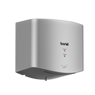Baridi DH379 High Speed Hand Dryer with Auto-Sensor 1400-1650W - Silver