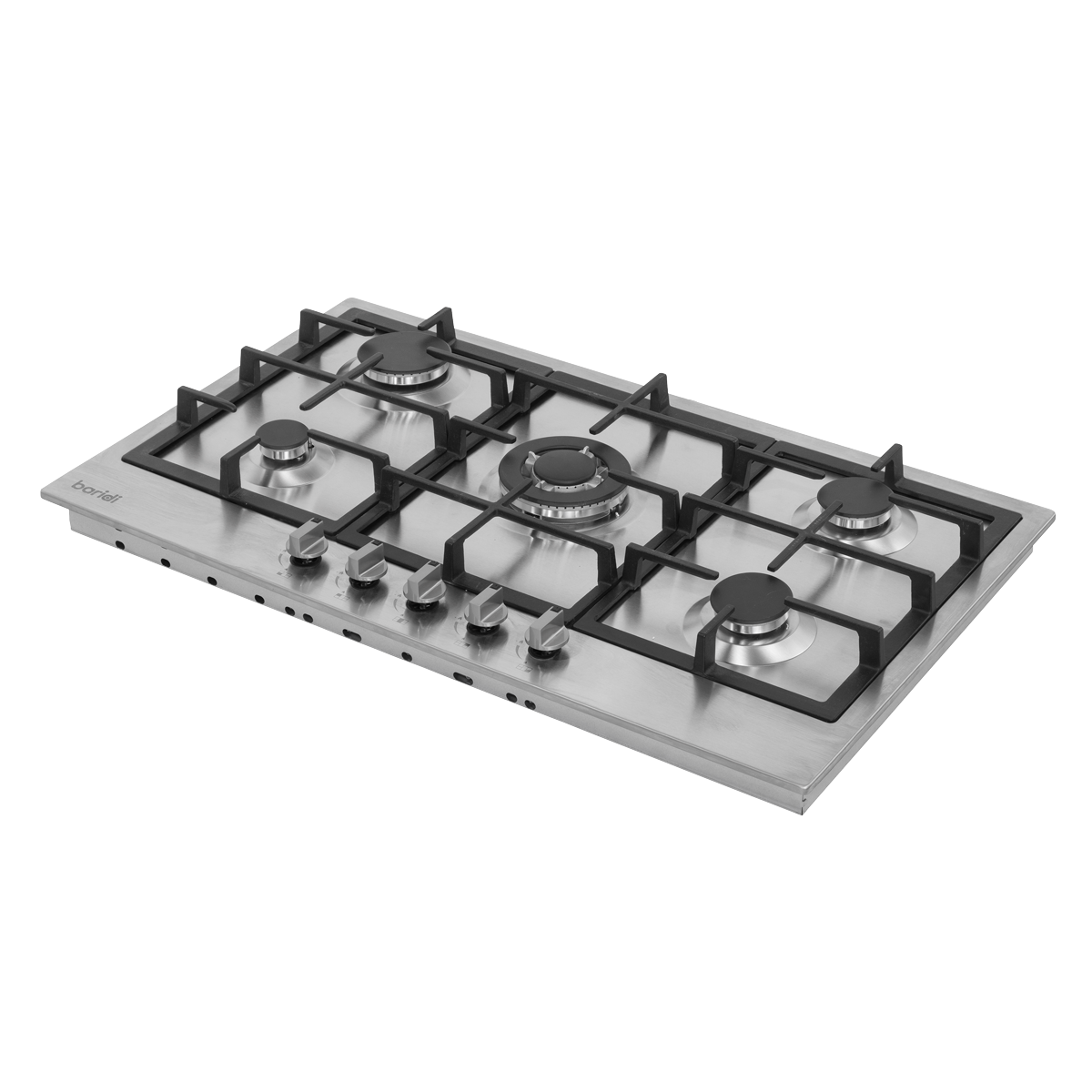 Baridi DH382 90cm Gas Hob Stainless Steel with 5 Burners, Cast Iron Supports & Auto Ignition 11kW - additional view 9